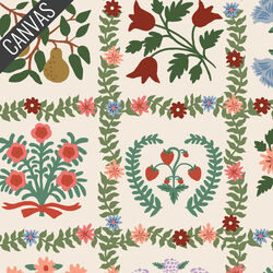 Garden Album Canvas in Cream