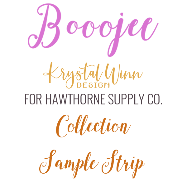 Booojee Sample Strip Hawthorne Supply Co