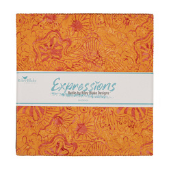 Expressions Batiks 10" Square Pack in Phoenix