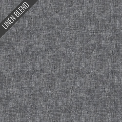 Yarn Dyed Linen Blend in Pepper