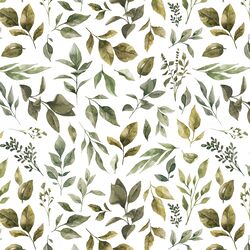 Leaves in White