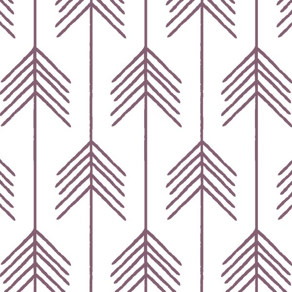 Vanes in Mulberry on White
