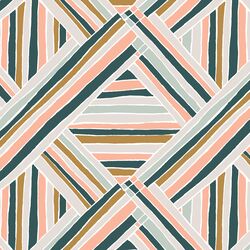 Diamond Stripe in Oasis