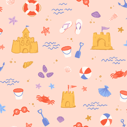 Day At The Beach in Pink Sands
