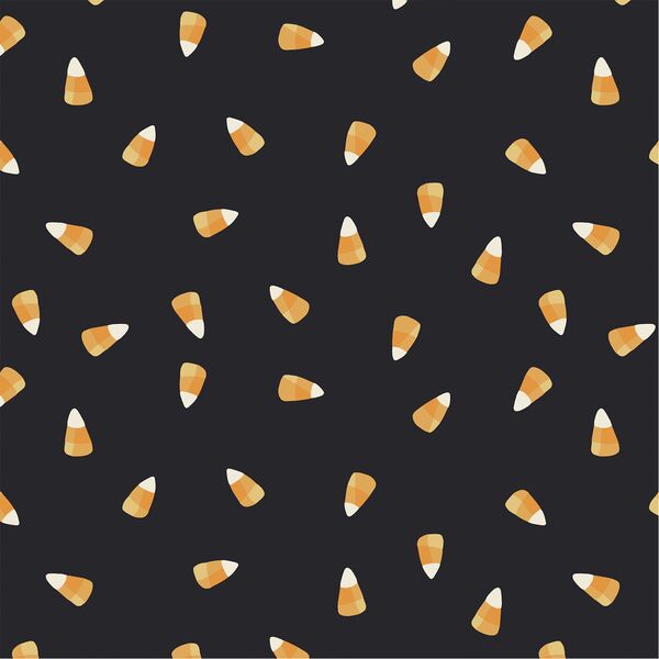 Scattered Candy Corn in Charcoal