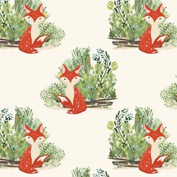 Large Woodland Fox in Ivory