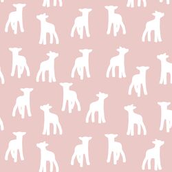 Lamb Silhouette in Blush