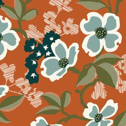 Dogwood Bloom in Rust