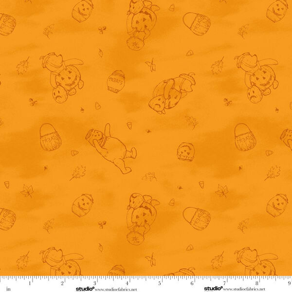 Bears Lineart in Orange