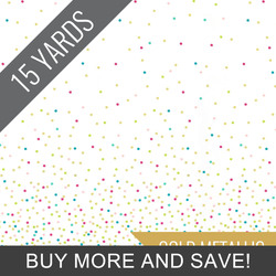 Ombre Confetti Metallic in Multi - 15 Yard Bolt