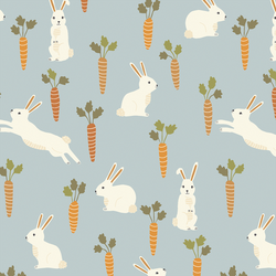 Easter Garden in Air Blue