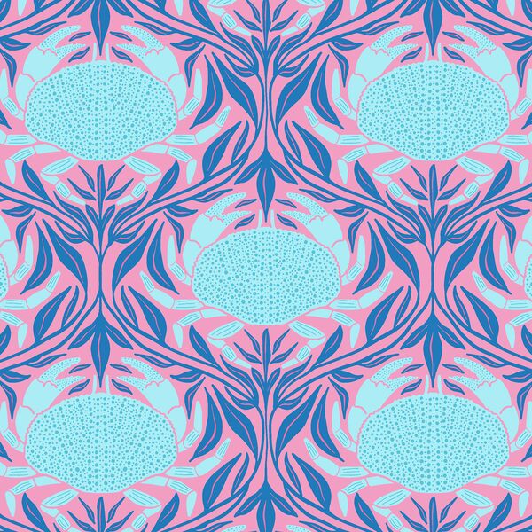 Crustacean Core Crab in Sunset Pink
