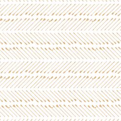 Chevron Arrows in Golden Mustard on White