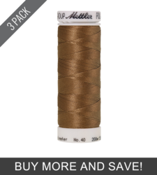 Pecan (3406-0853) - Poly Sheen - 220 Yards (3 Pack)