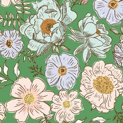 Large Awaken Floral in Clover