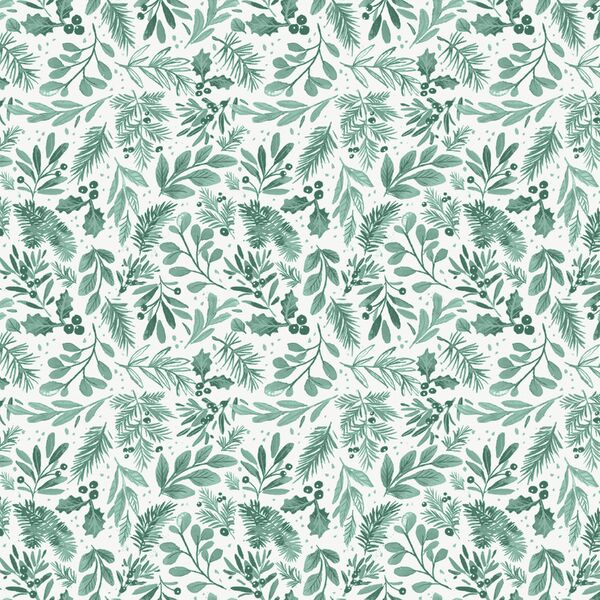 Holly Leaves in Pine on Cloud