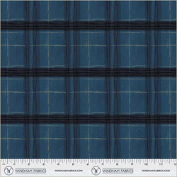 Window Pane Plaid in Night Sky