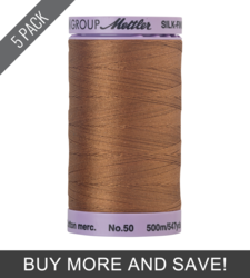 Bronze (9104-0899) - Silk Finish Cotton 50wt - 547 Yards (5 Pack)