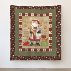Naughty or Nice Panel Quilt Kit