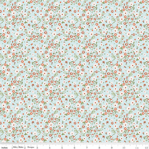 Blossoms in Blue