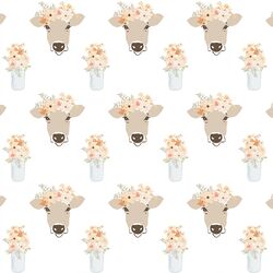 Small Clara Cow in White