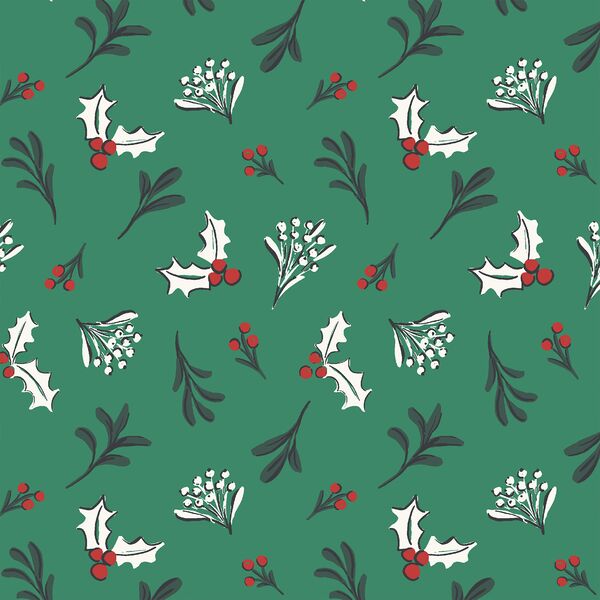Holiday Grace in Crisp Green