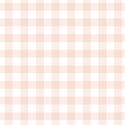 Gingham in Pale Peach