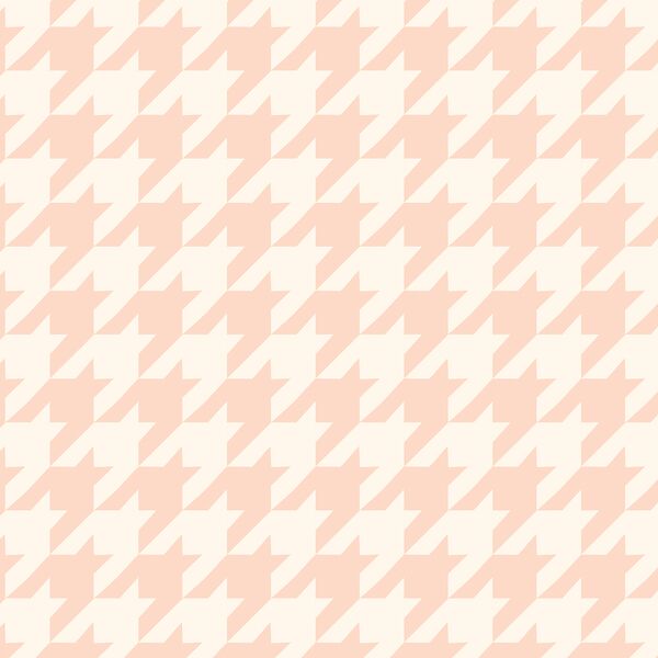 Houndstooth in Blush