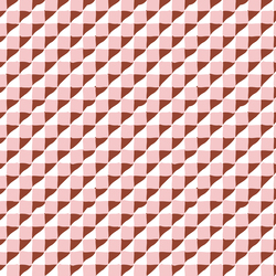 Geometric in Brown Pink