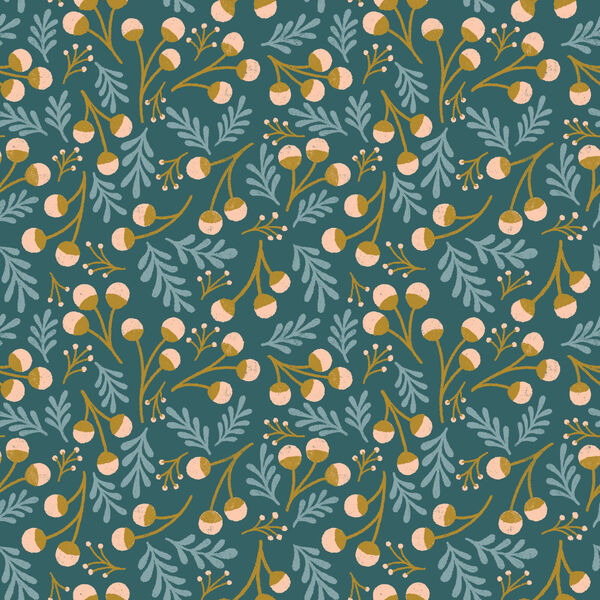 Berries in Dark Blue