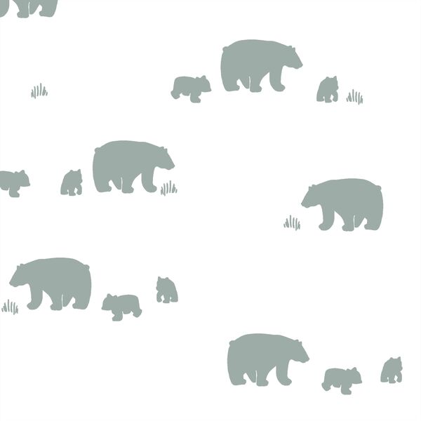 Bear Silhouette in Eucalyptus
