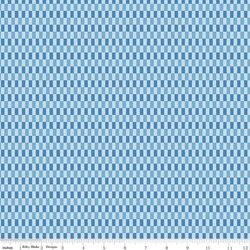 Checks in Blue