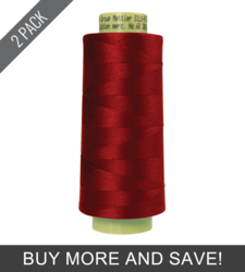 Bordeaux (9160-0109) - Silk Finish Cotton 60wt - 3000 Yards (2 Pack)