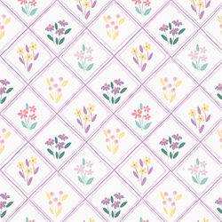 Floral Diamonds in Multi