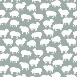 Sheep Silhouette in Eucalyptus