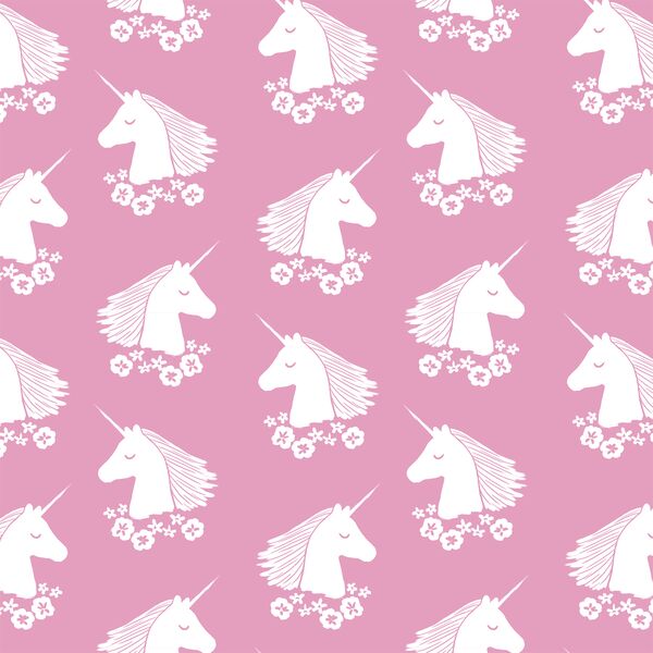Unicorn Silhouette in Begonia
