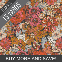Fleuron Flannel in Haven - 15 Yard Bolt