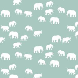Elephant Silhouette in Aspen