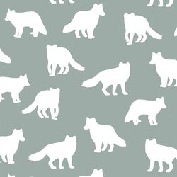 Fox Silhouette in Eucalyptus