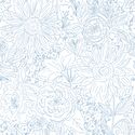 Paperie in Sugarplum Blue on White