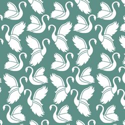Swan Silhouette in Agate