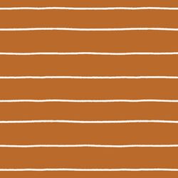 Stripe in Sienna Orange