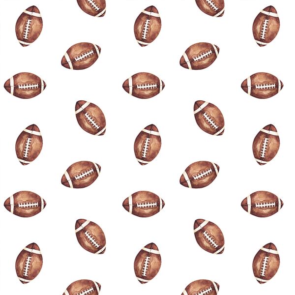 Little Footballs in White