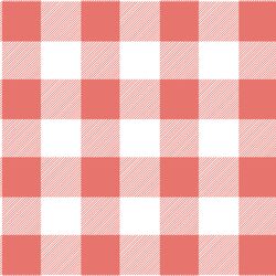 Buffalo Plaid in Living Coral