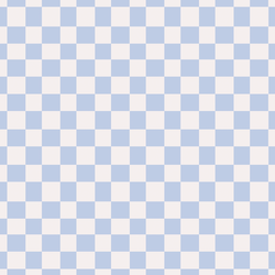Vintage Checkers in Sky Blue
