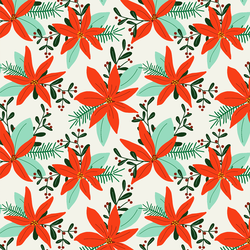 Poinsettias in Vintage