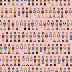 Nutcrackers in Quartz Pink