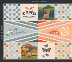 Stay Wild Panel in Multi