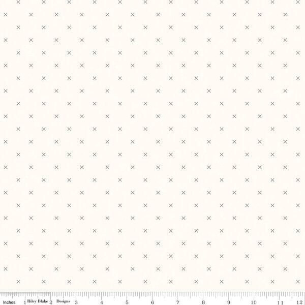 Bee Cross Stitch in Pebble on Cloud