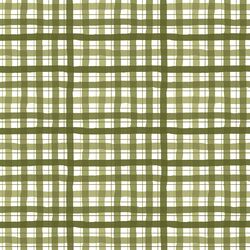 Gingham in Mistletoe Green